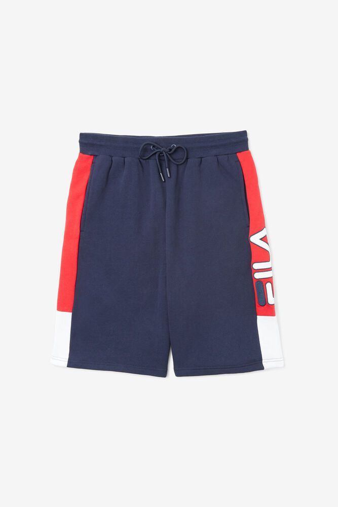 Fila Shorts Mens Navy - Roy - Philippines 2510649-PL